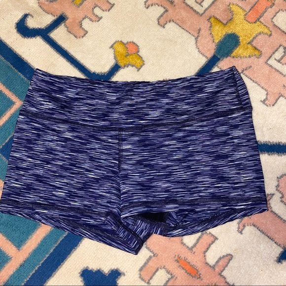 Fleo women’s medium athletic spandex shorts blue - Picture 3 of 4